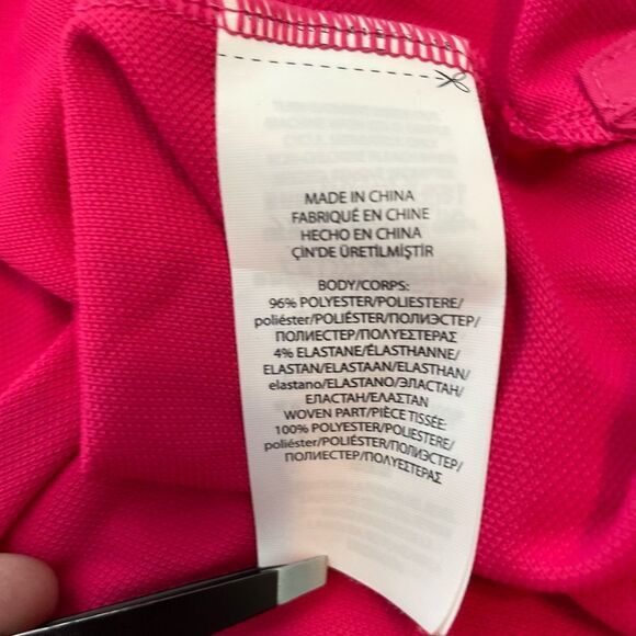 RLX Ralph Lauren Performance Polo Shirt Pink SS Congressional Country Club XL - Picture 6 of 10